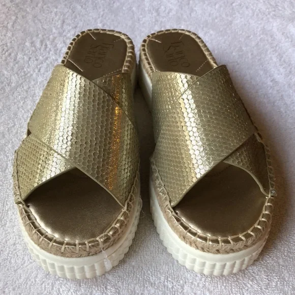 * LAST CHANCE**NWOT! Franco Sarto Platform / espadrille style sandals - Picture 8 of 9